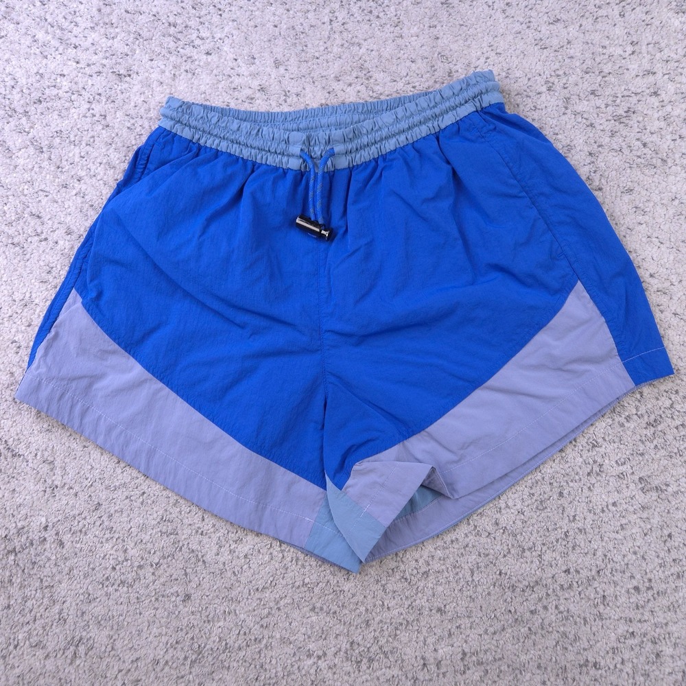 Lululemon Evergreen Running Shorts Womens 2 Blue Colorblock Nylon LW7BNUS